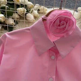 Women's Elegant Short-Sleeve-like Long Sleeve Blouse - Pink Ruffled Collar & Cuff Trim, -Line Shirt, Solid Color -Season Top for Weddings, Parties & Office - Machine Washable (Non-Stretch) Pink Blouse, Blouses For Women, Blouses For Women Elegant Classy, White Blouse, Womens Tops And Blouses, White Blouse For Women, Tops For Women, White Blouses For Women, Tops For Women Elegant Classy, Ladies Tops And Blouses, Plus Size Women Blouses, Long Sleeve Tops For Women, White